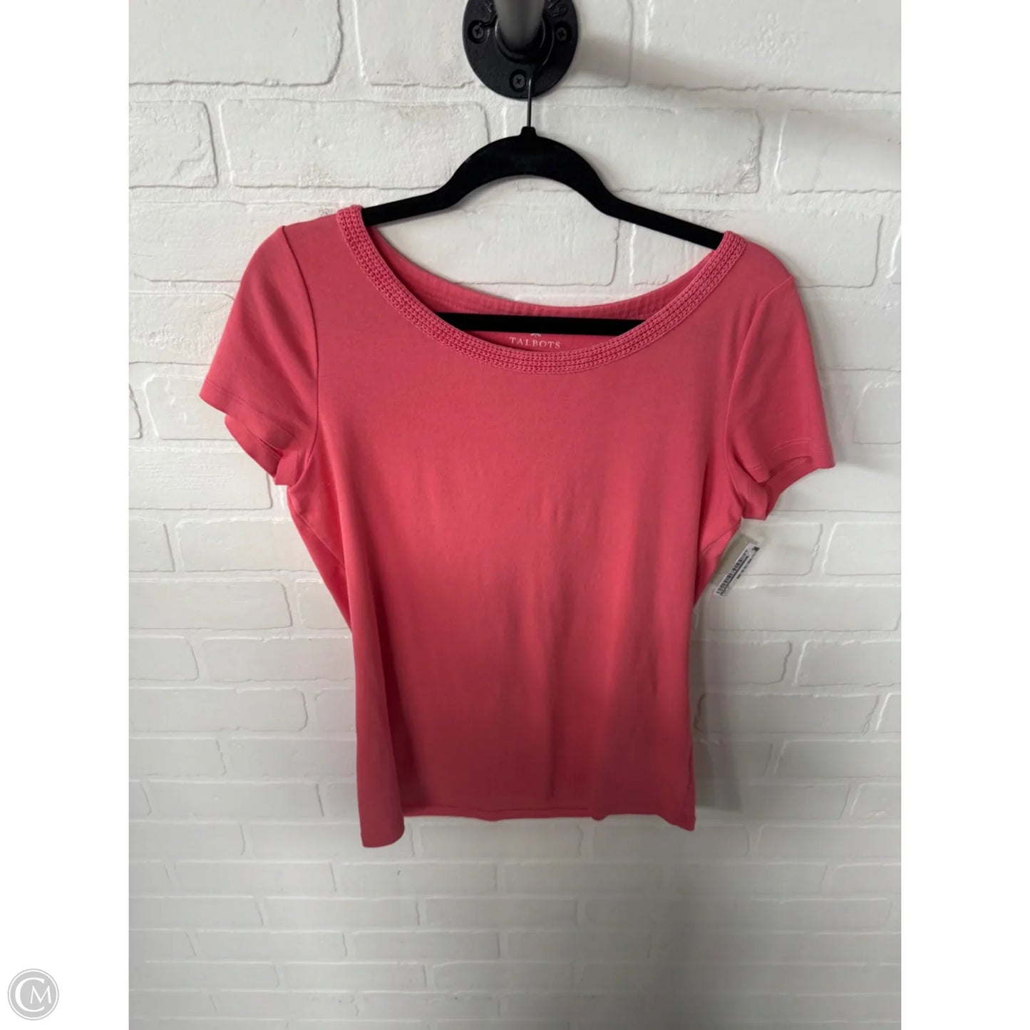 Top Short Sleeve By Talbots In Orange, Size: M