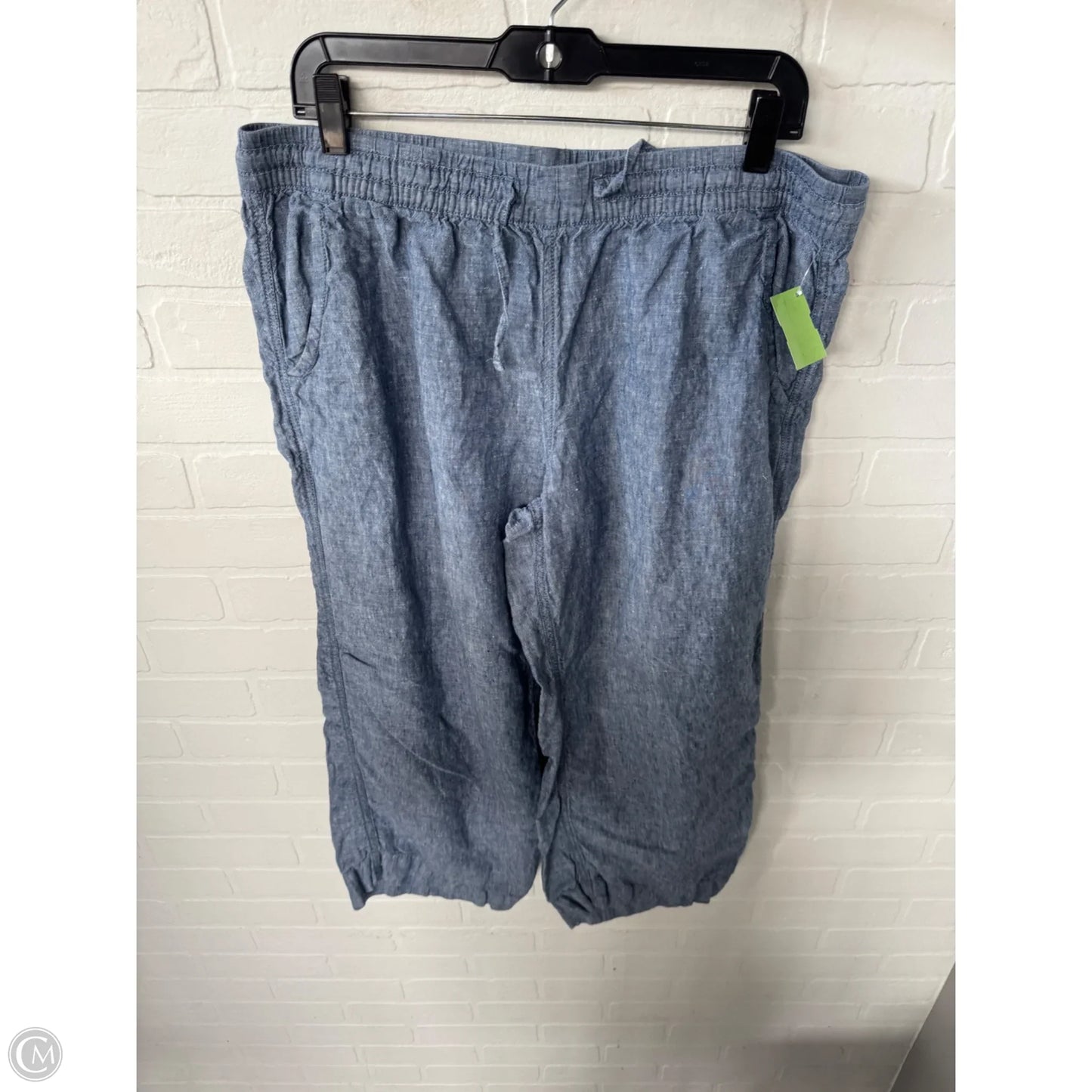 Pants Linen By L.l. Bean In Blue, Size: 16