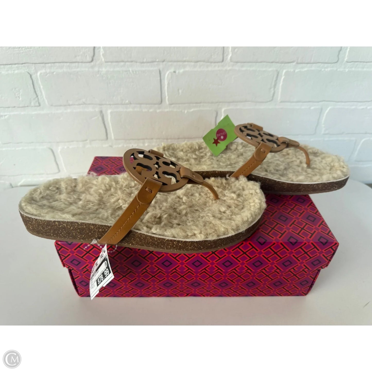 Sandals Designer By Tory Burch In Brown, Size: 9.5