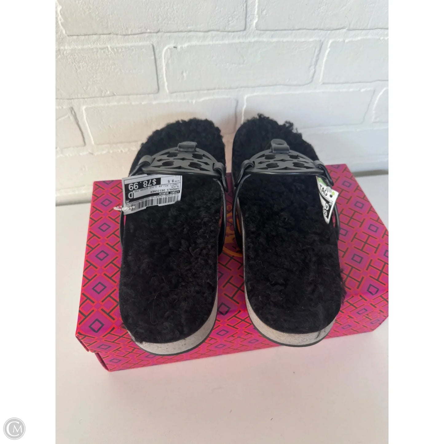 Sandals Designer By Tory Burch In Black, Size: 9.5
