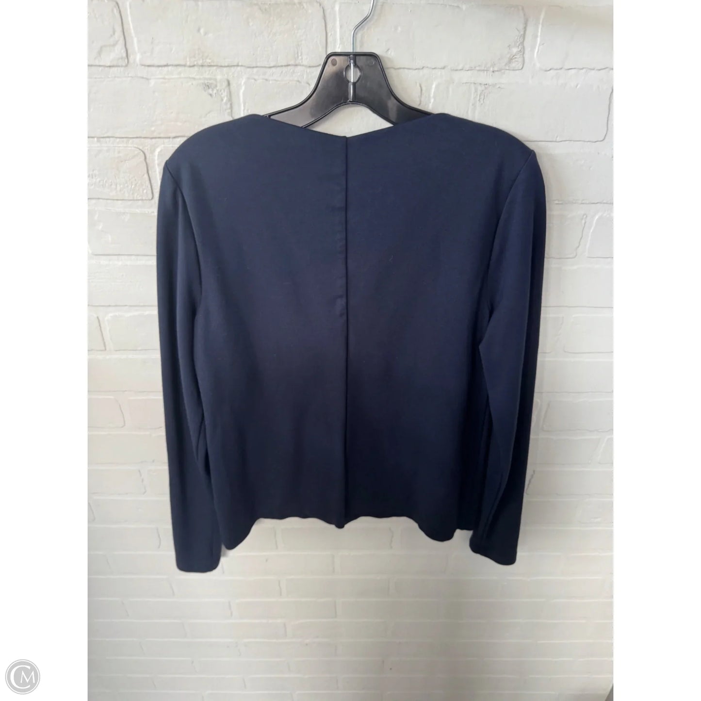 Top Long Sleeve By Cabi In Navy, Size: L