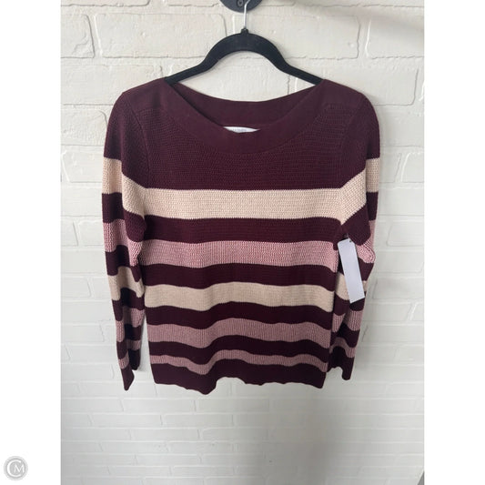 Sweater By Market & Spruce In Cream & Red, Size: M