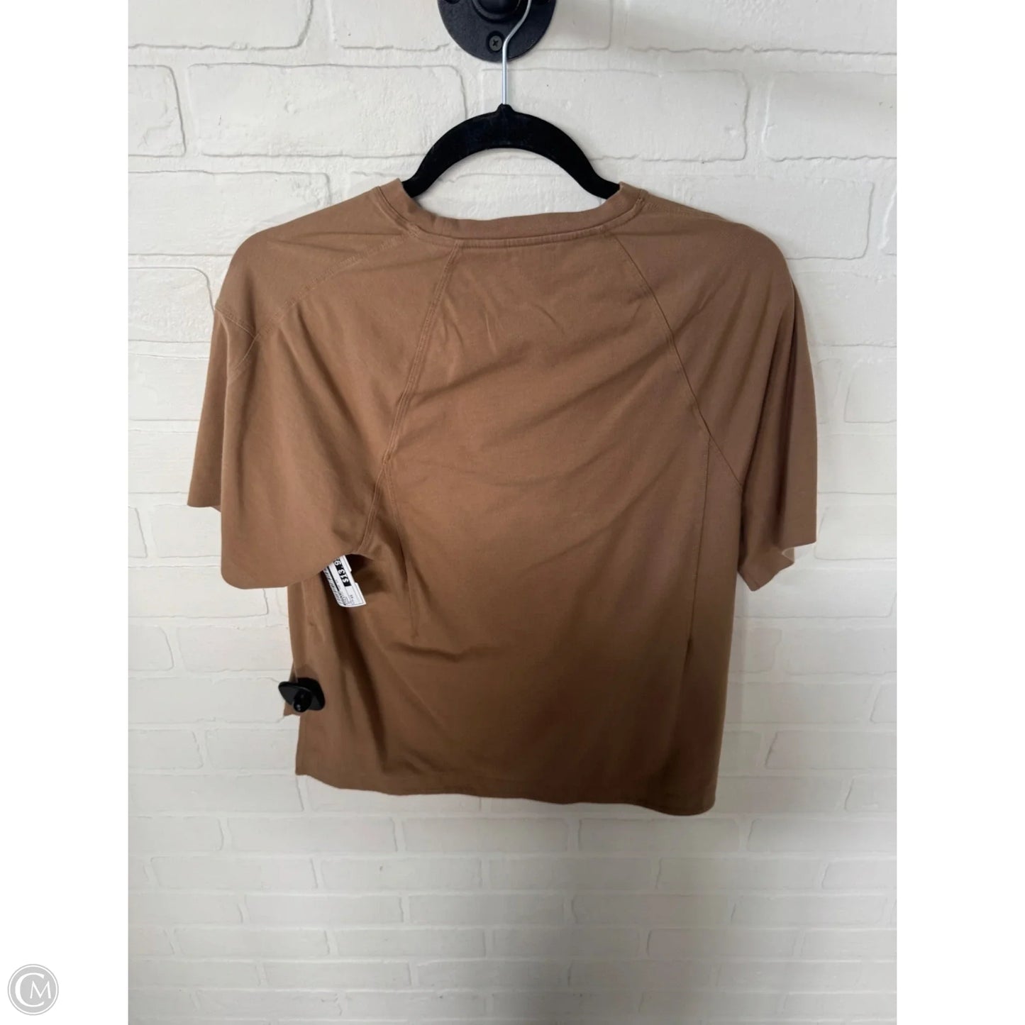 Athletic Top Short Sleeve By Athleta In Brown, Size: Xs