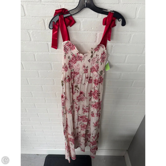Dress Party Long By Altard State In Cream & Red, Size: S