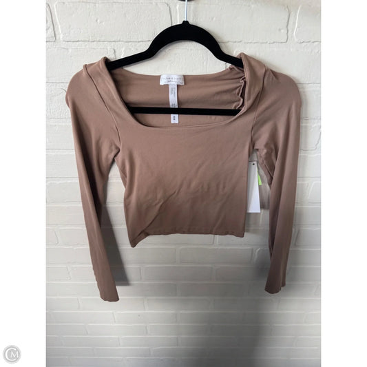 Top Long Sleeve By Altard State In Tan, Size: Xs