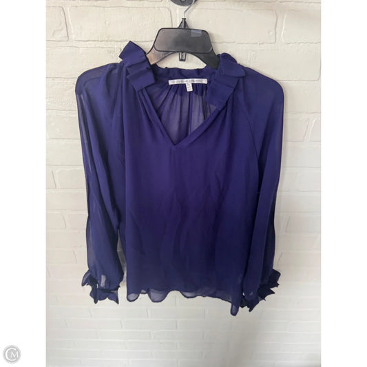 Top Long Sleeve By Collective Concepts In Purple, Size: S