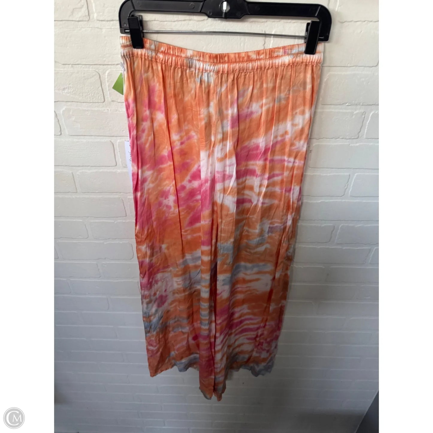 Pants Wide Leg By Young Fabulous & Broke In Orange & Pink, Size: 4