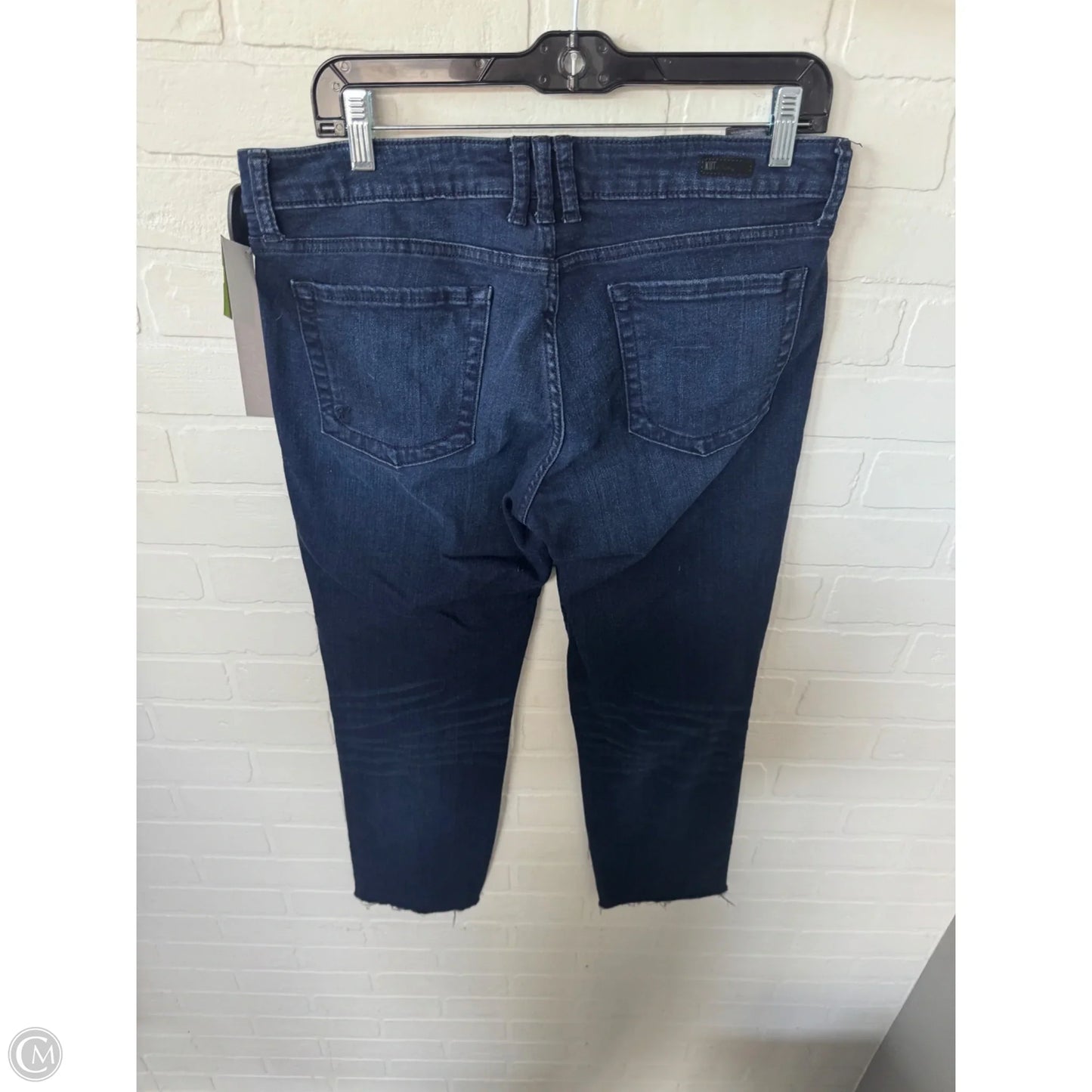 Jeans Straight By Kut In Blue Denim, Size: 10