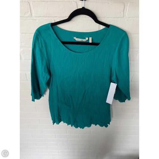 Tunic 3/4 Sleeve By Soft Surroundings In Teal, Size: S
