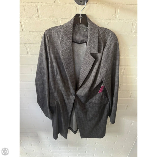 Jacket Other By Adrianna Papell In Black & White, Size: L