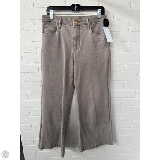 Jeans Wide Leg By Kut In Tan Denim, Size: 4