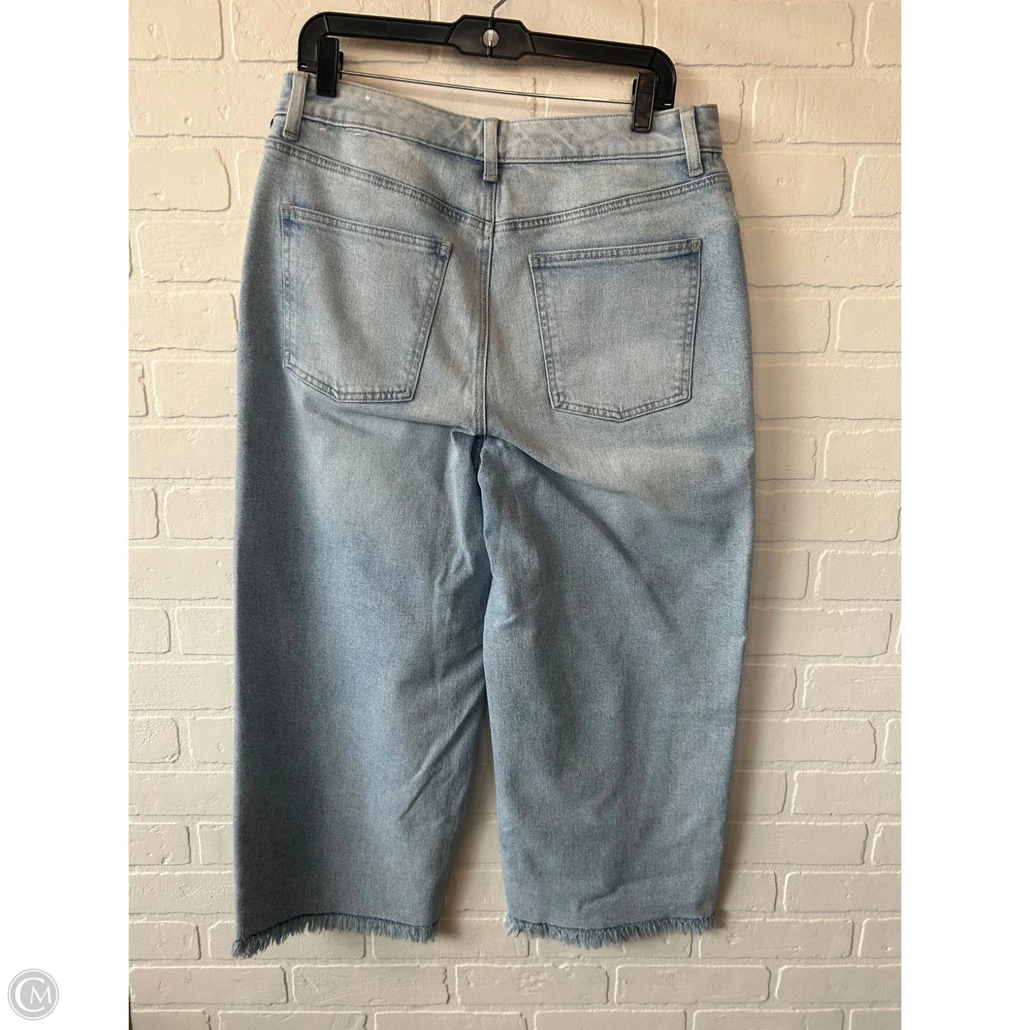 Jeans Wide Leg By Talbots In Blue Denim, Size: 12