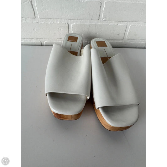 Sandals Heels Block By Dolce Vita In White, Size: 9
