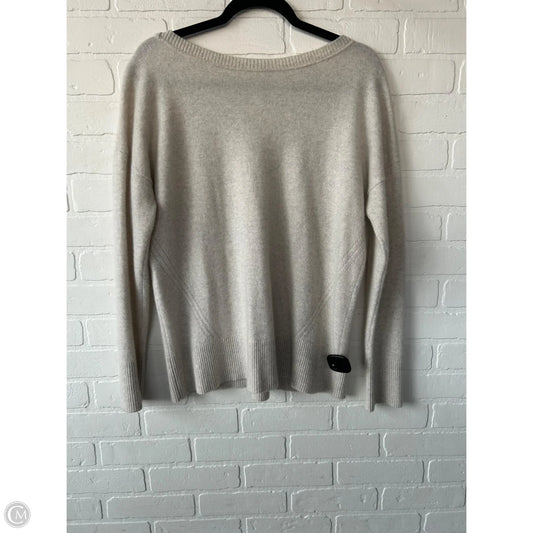 Sweater Cashmere By Adrienne Vittadini In Grey, Size: Xl