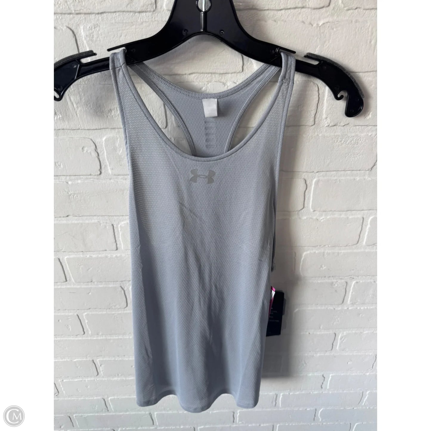 Athletic Tank Top By Under Armour In Grey, Size: S