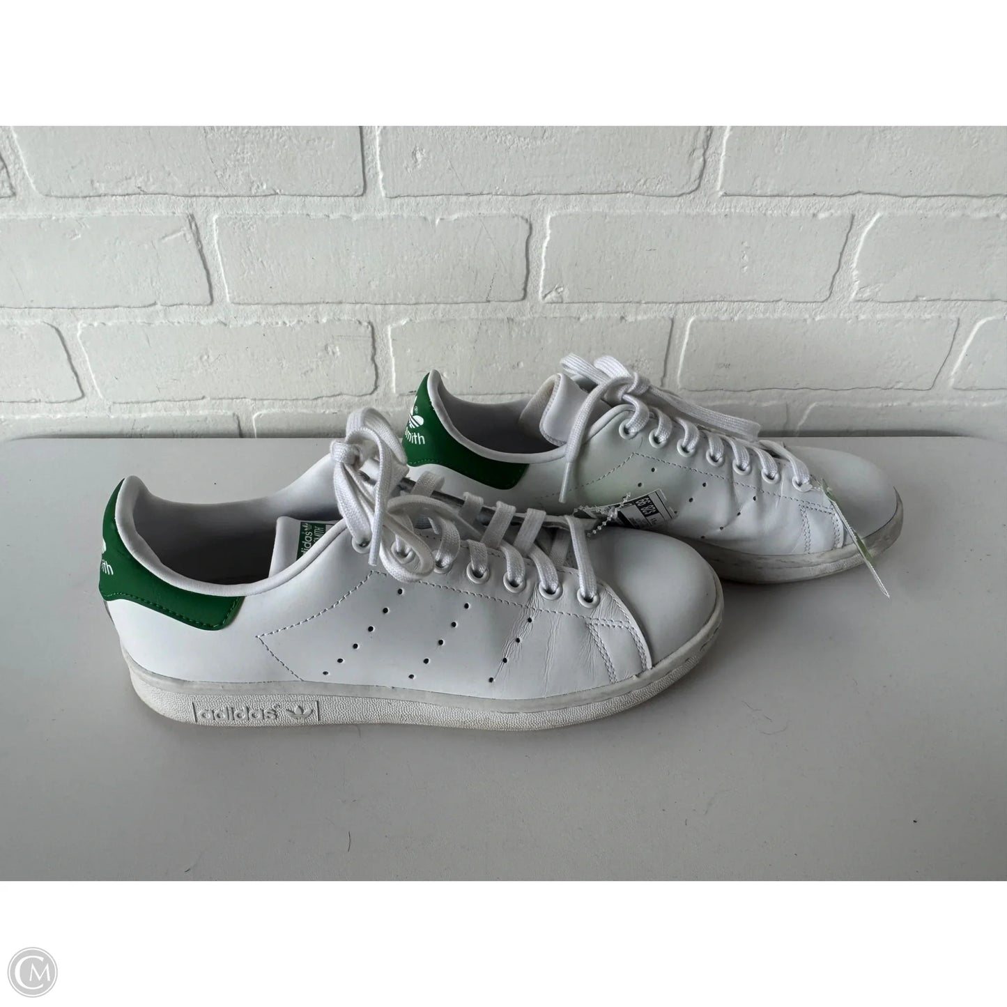 Shoes Sneakers By Adidas In Green & White, Size: 8.5