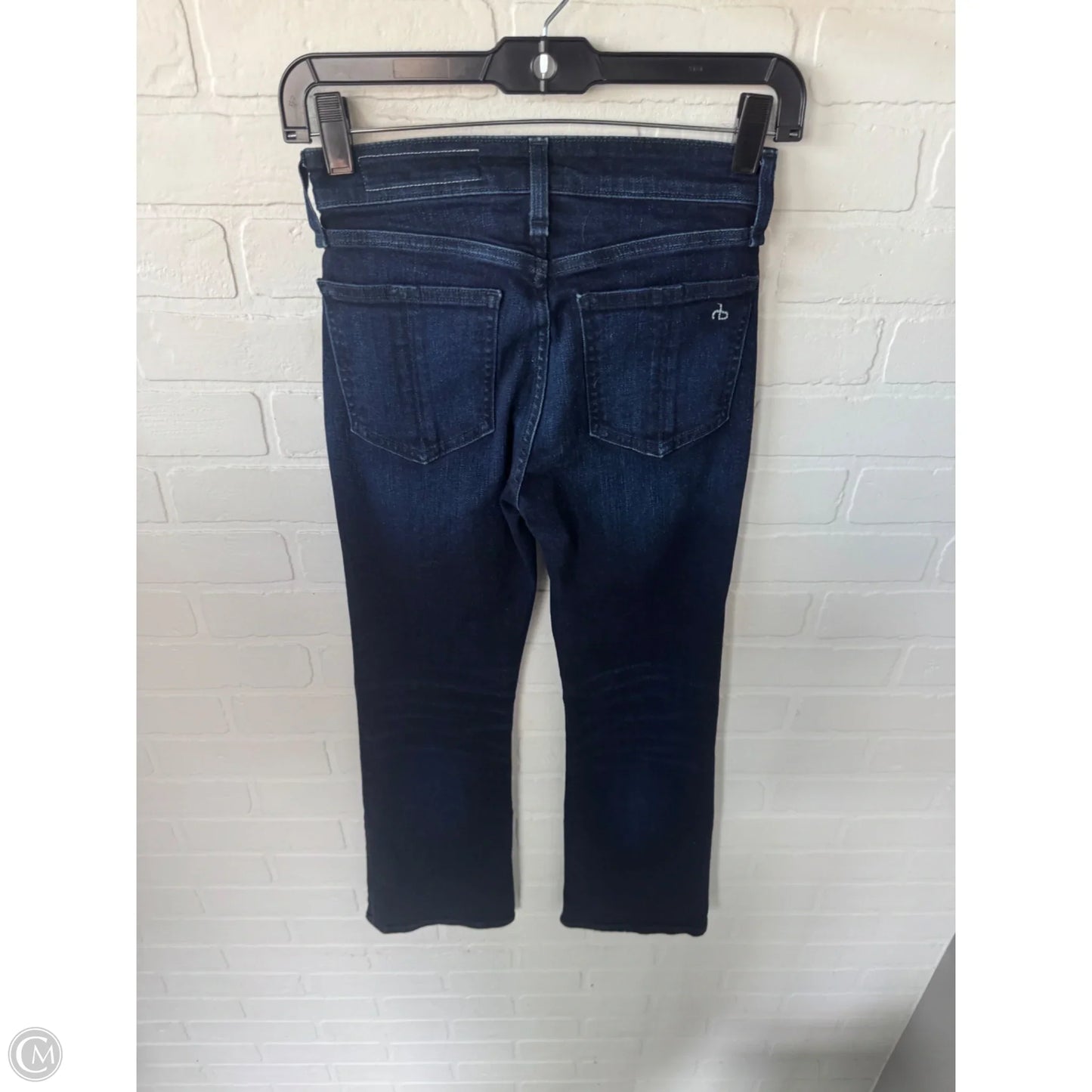 Jeans Boot Cut By Rag And Bone In Blue Denim, Size: 0
