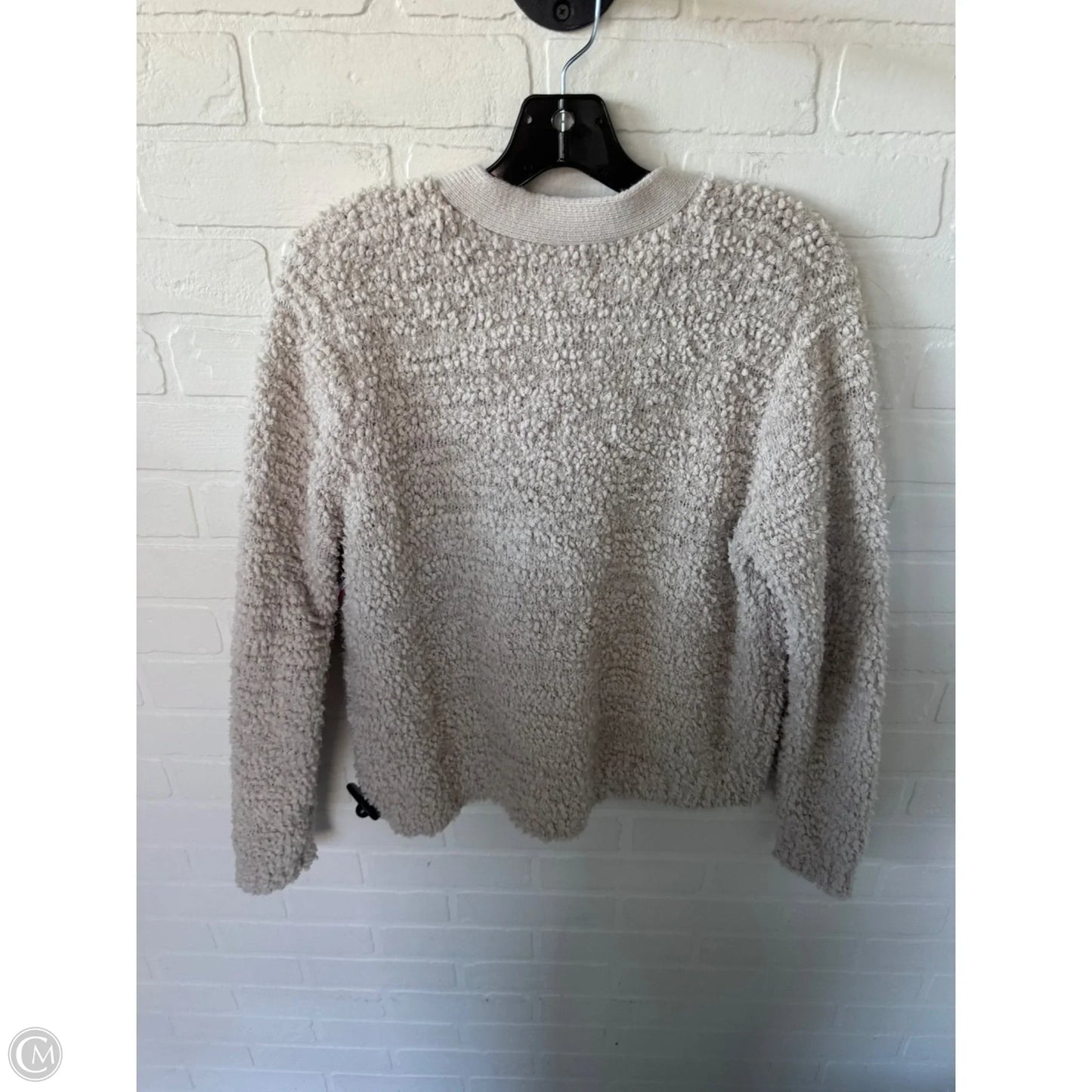 Sweater Cardigan By Rachel Zoe In Cream, Size: L