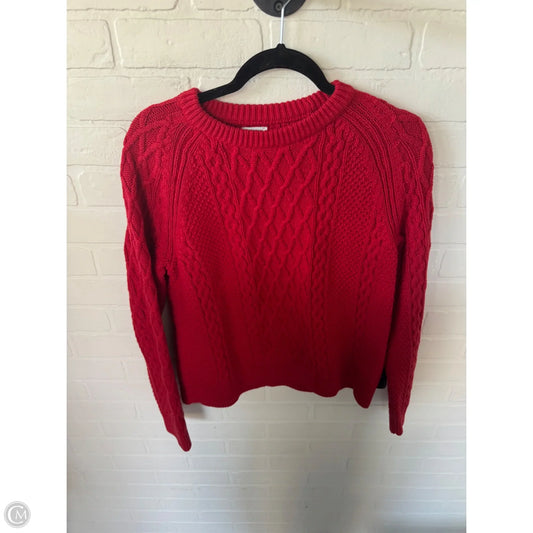 Sweater By J. Crew In Red, Size: S