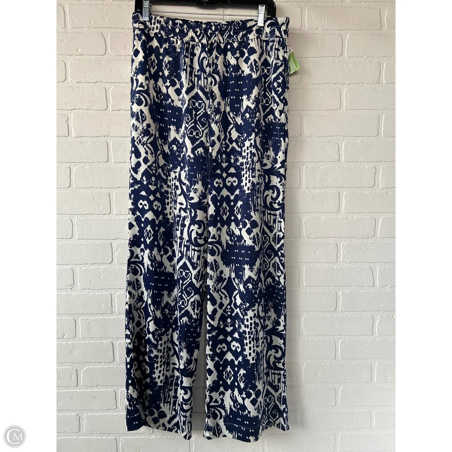 Pants Wide Leg By Rachel Zoe In Blue & White, Size: 8