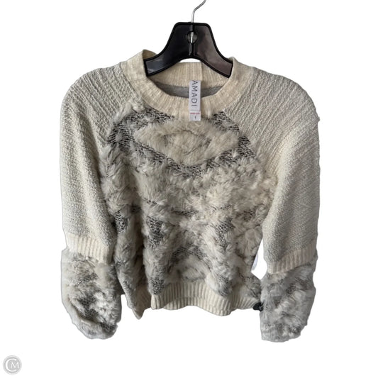 Sweater By Amadi In Cream, Size: S