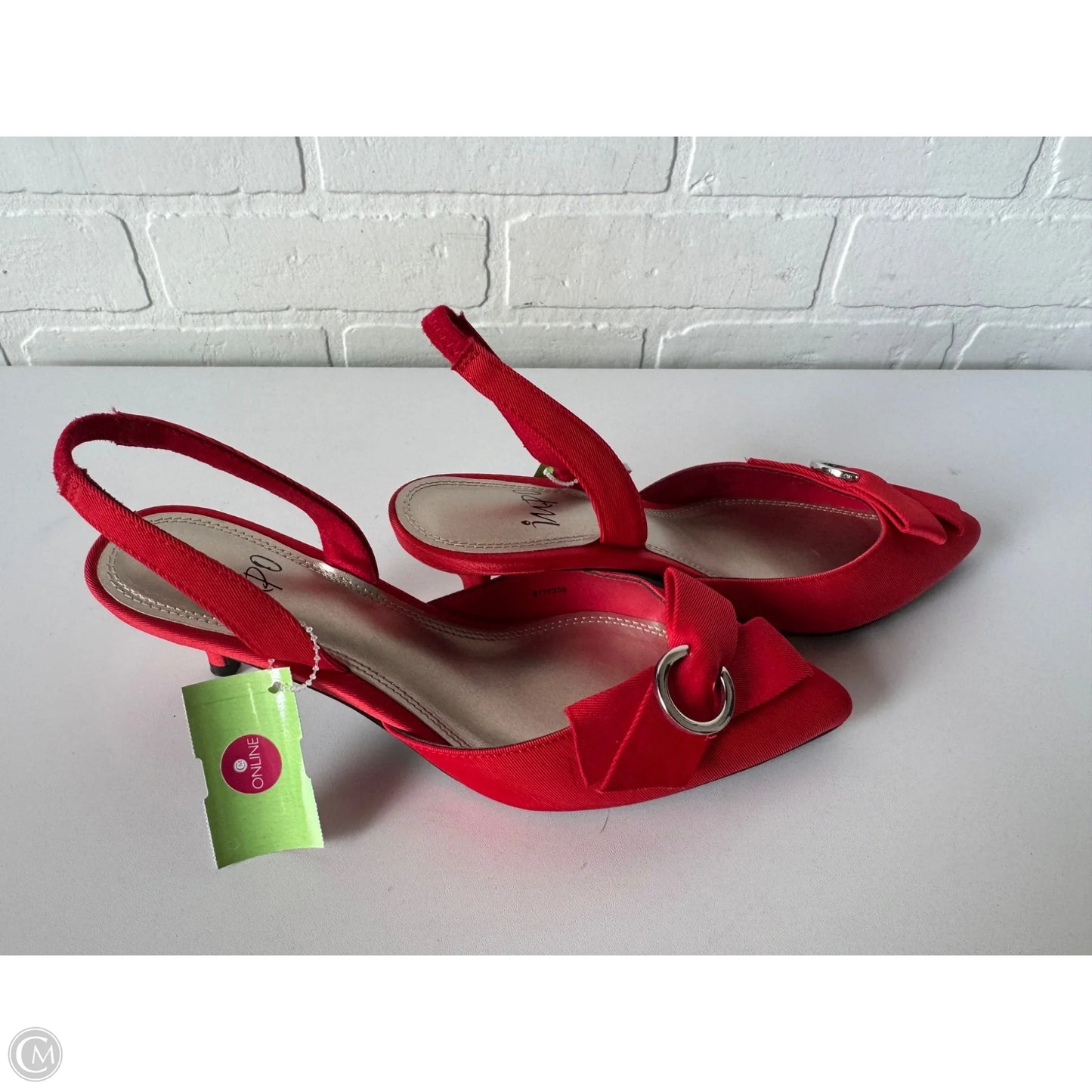 Shoes Heels Kitten By Impo In Red, Size: 8