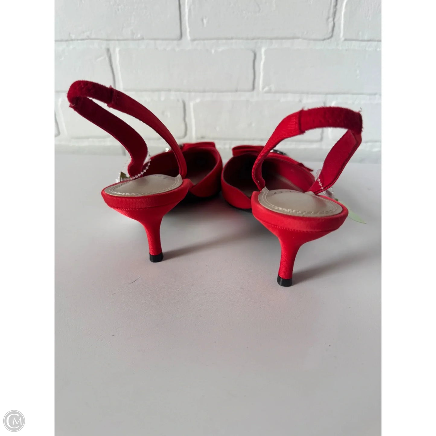 Shoes Heels Kitten By Impo In Red, Size: 8