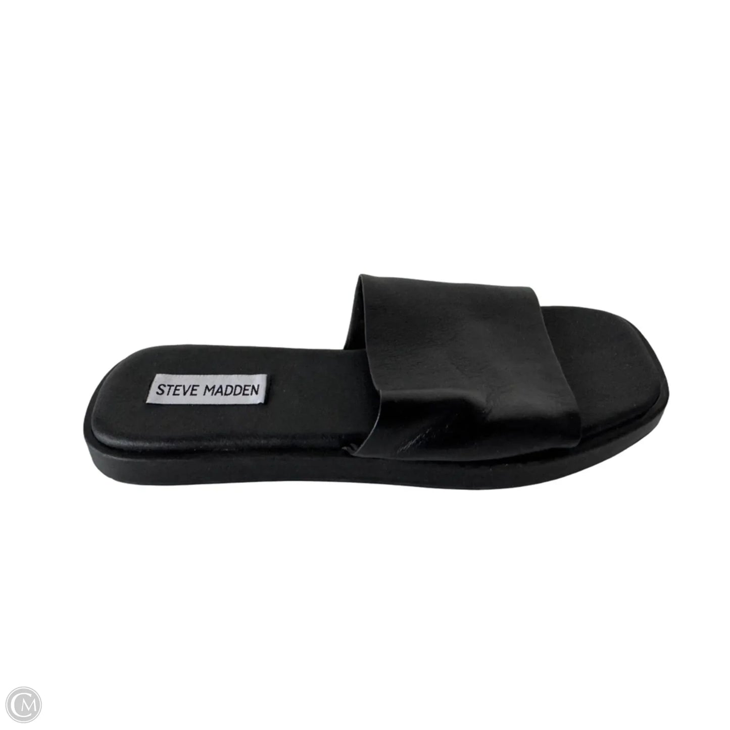 Sandals Flats By Steve Madden In Black, Size: 8.5