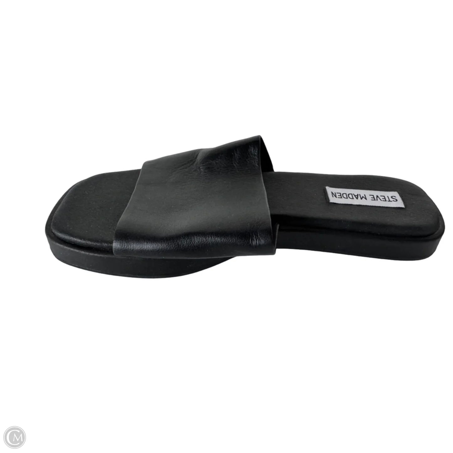 Sandals Flats By Steve Madden In Black, Size: 8.5