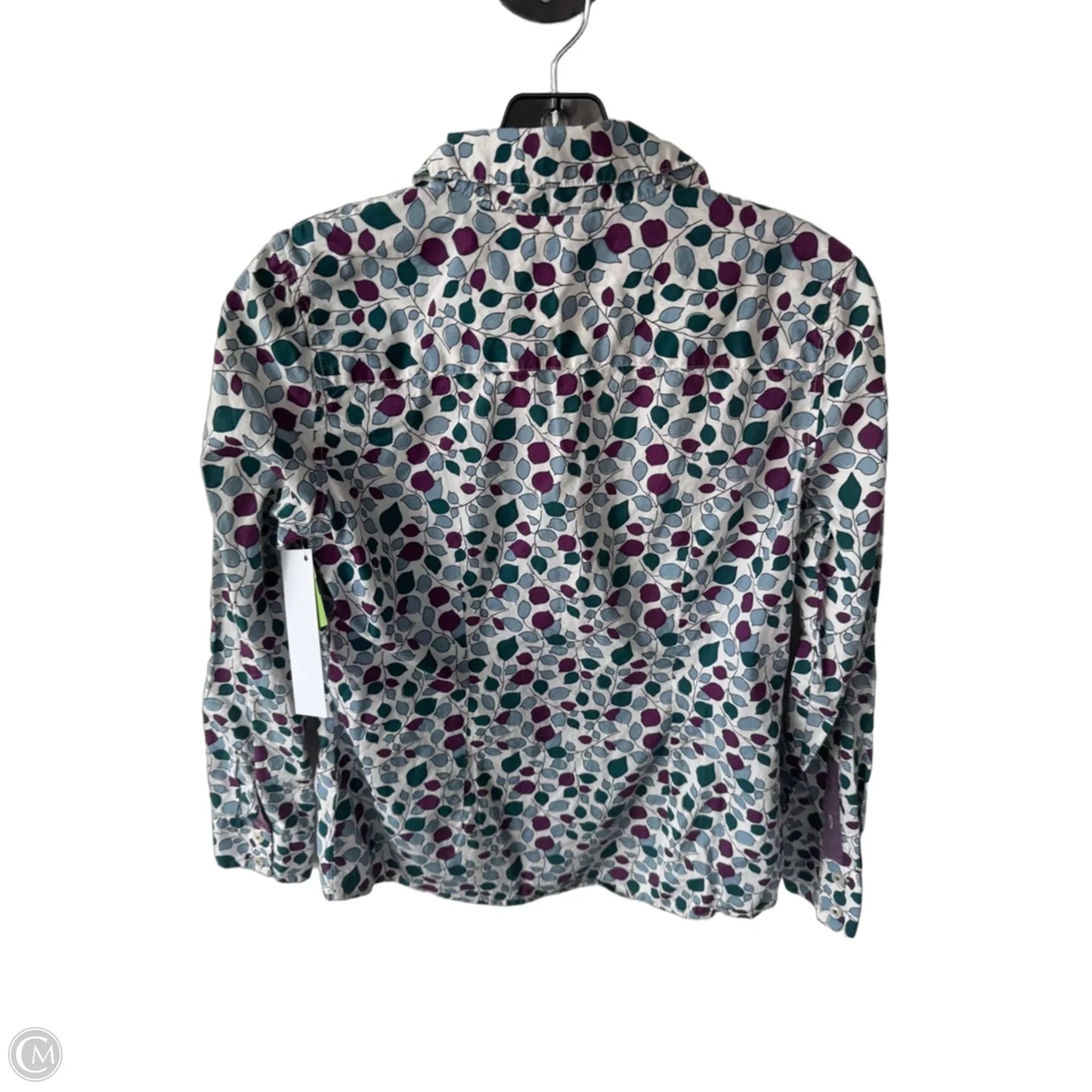 Top Long Sleeve By Boden In Blue & Purple, Size: M