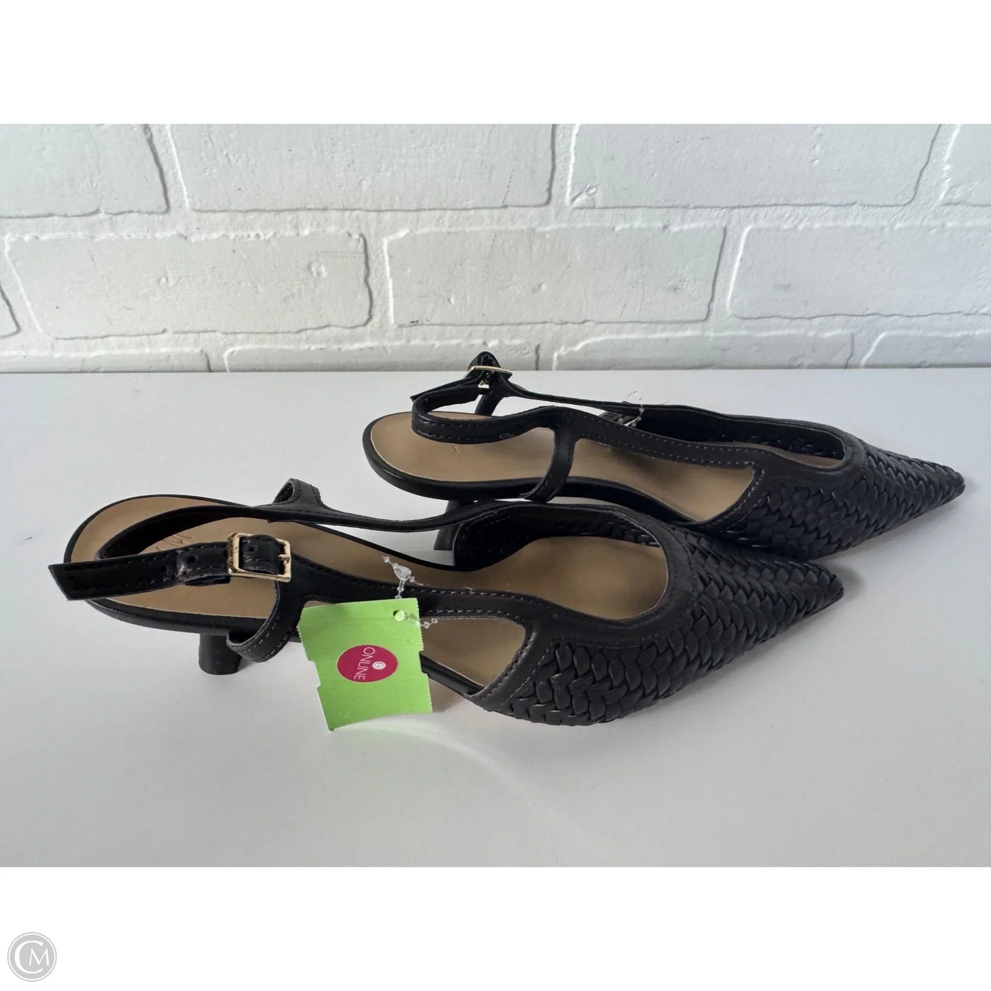 Shoes Heels Kitten By H&m In Brown, Size: 6