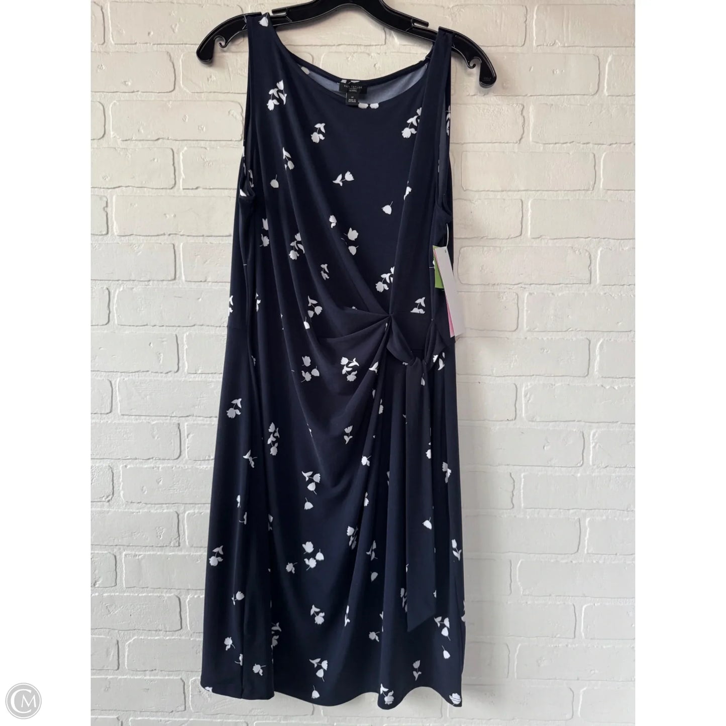 Dress Work By Ann Taylor In Blue & White, Size: Lp