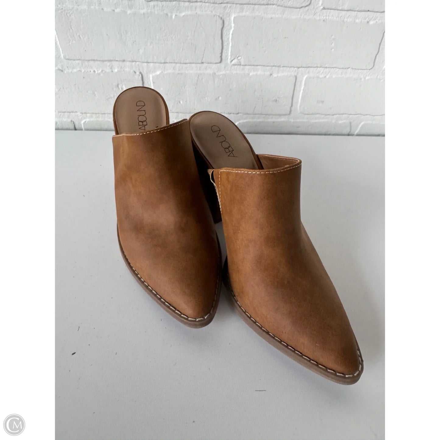 Shoes Heels Block By Abound In Brown, Size: 5.5
