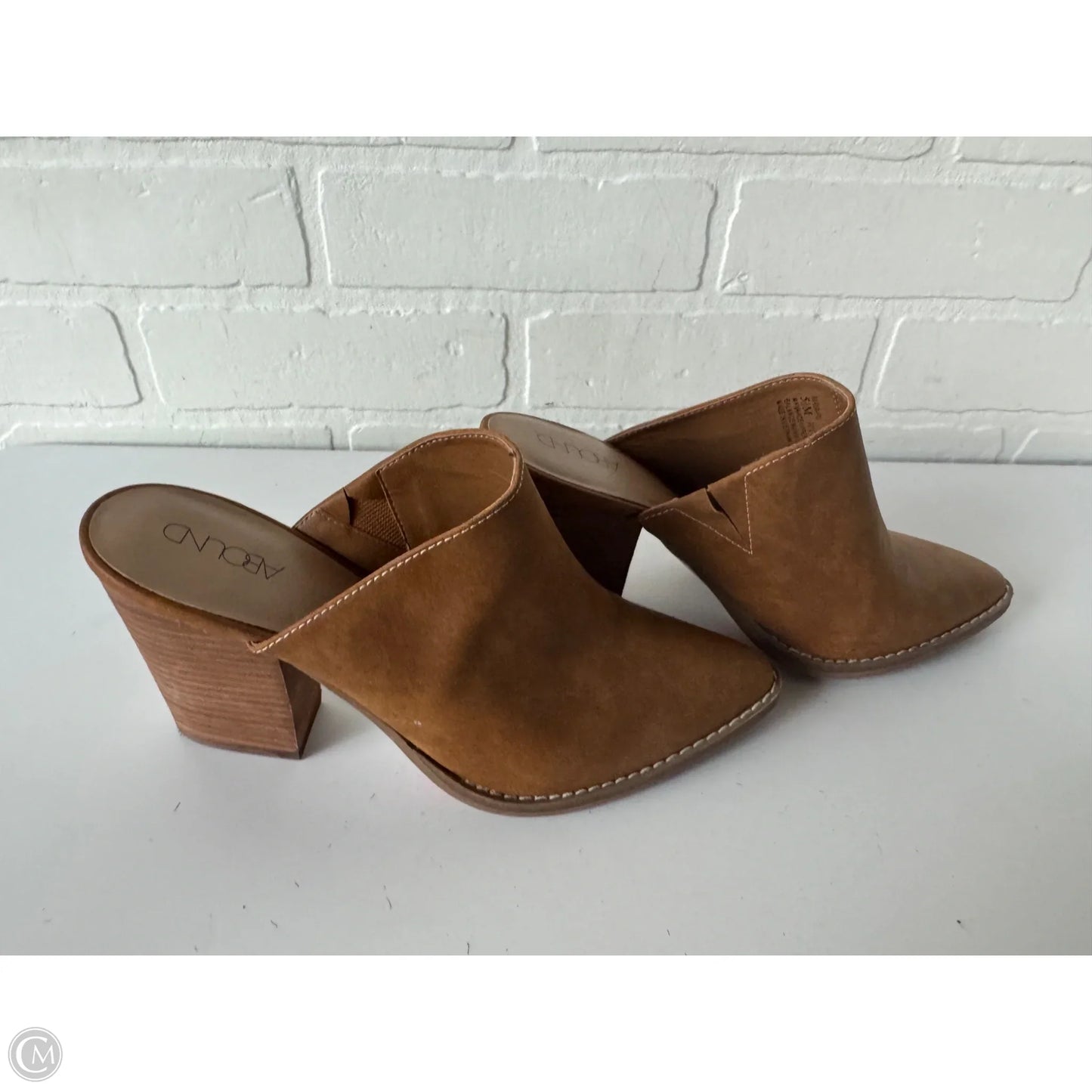 Shoes Heels Block By Abound In Brown, Size: 5.5