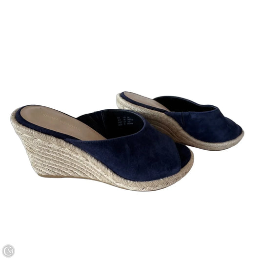 Shoes Designer By Stuart Weitzman In Blue, Size: 8