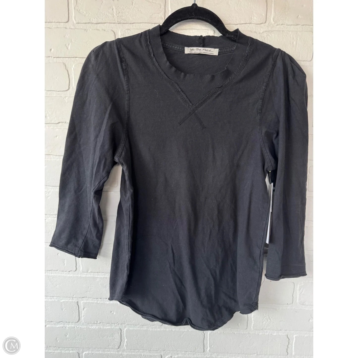 Top Long Sleeve Basic By We The Free In Black, Size: S