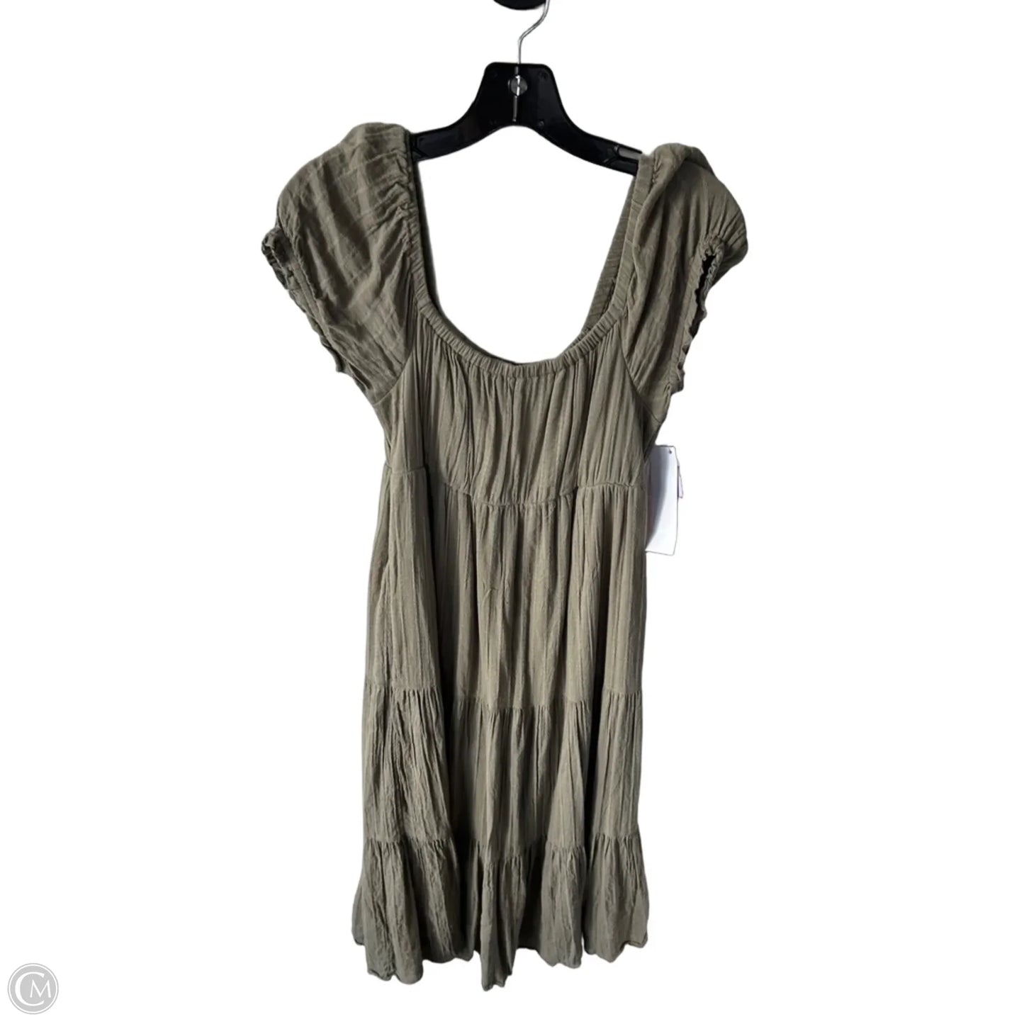 Dress Casual Midi By American Eagle In Green, Size: M