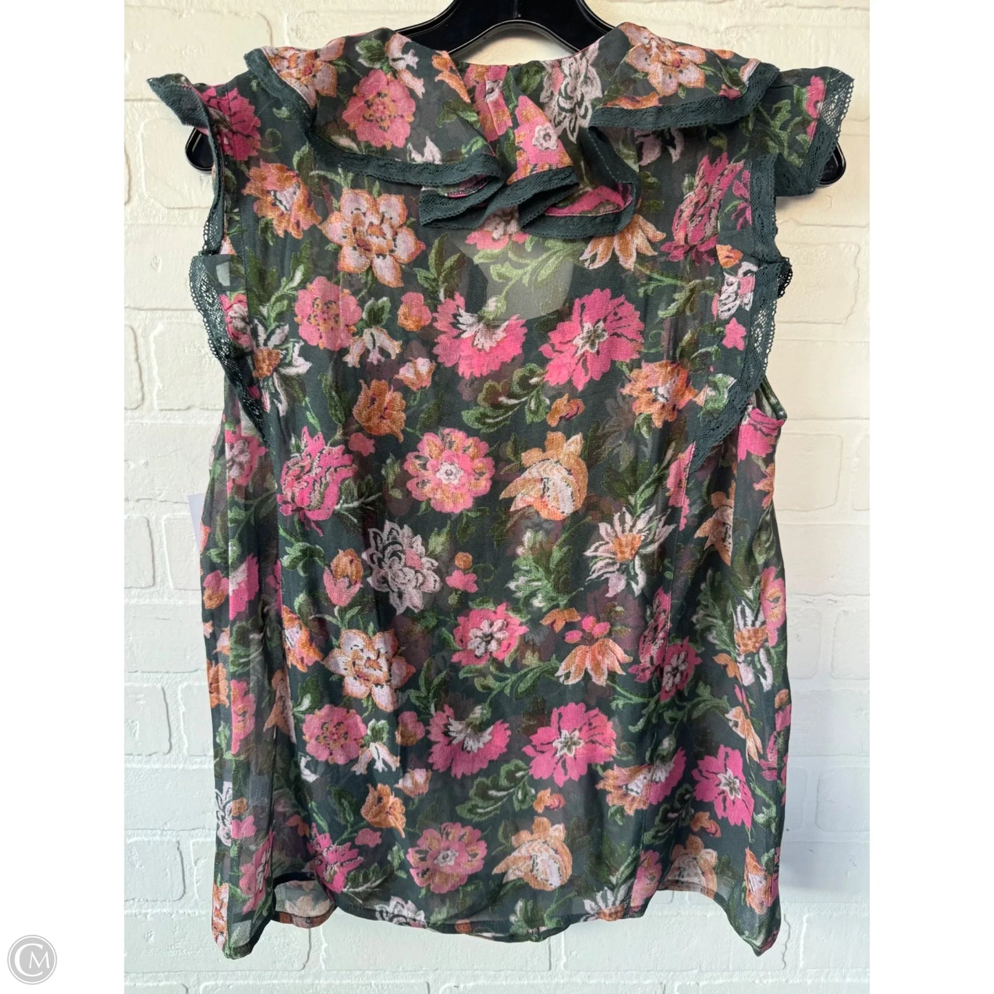 Top 2pc Sleeveless By Sundance In Grey & Pink, Size: M