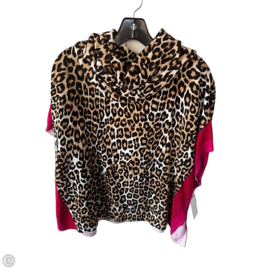 Sweater Short Sleeve By Chicos In Black & Tan, Size: S