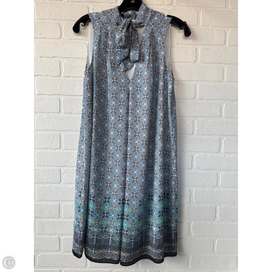 Dress Casual Short By Max Studio In Blue & White, Size: S
