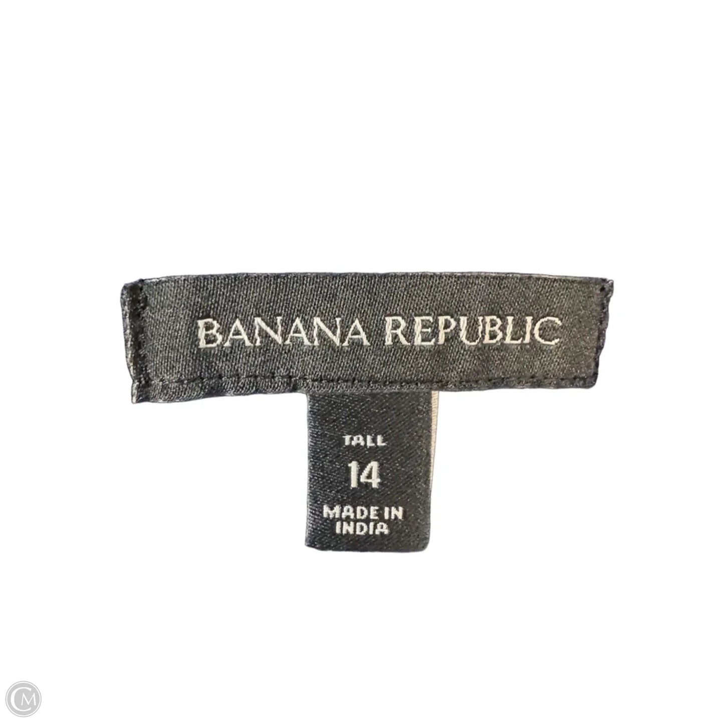 Dress Casual Midi By Banana Republic In Blue Denim, Size: L