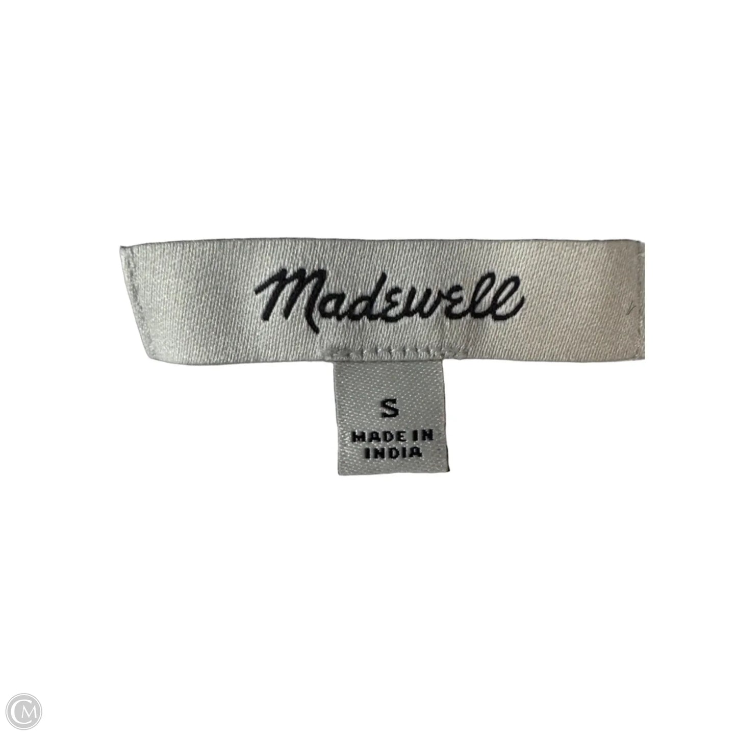 Top Long Sleeve By Madewell In White, Size: S