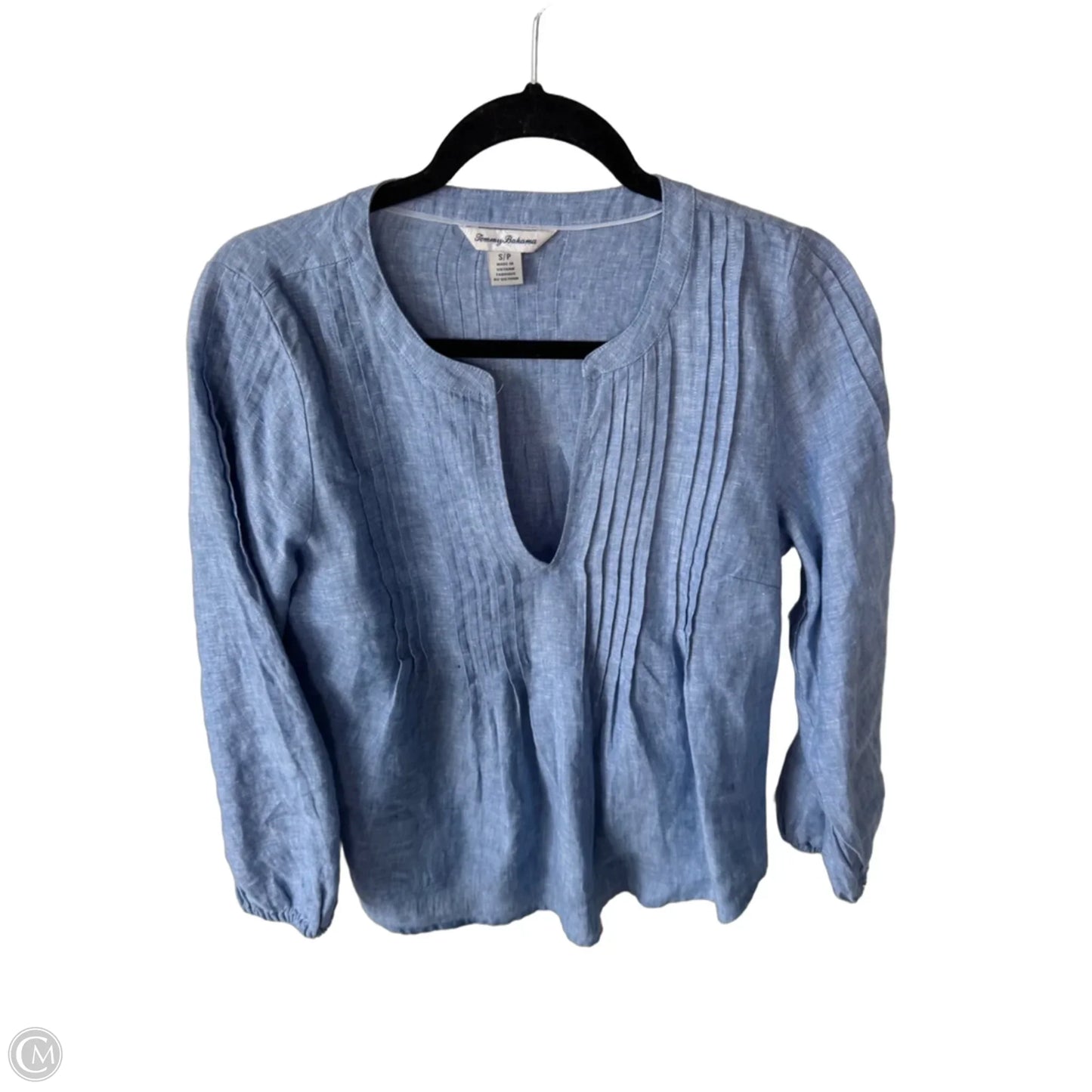 Top Long Sleeve By Tommy Bahama In Blue, Size: S