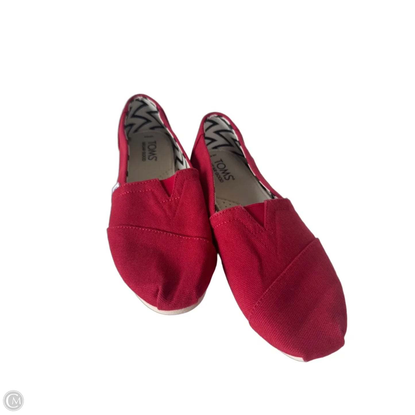Shoes Flats By Toms In Red, Size: 6