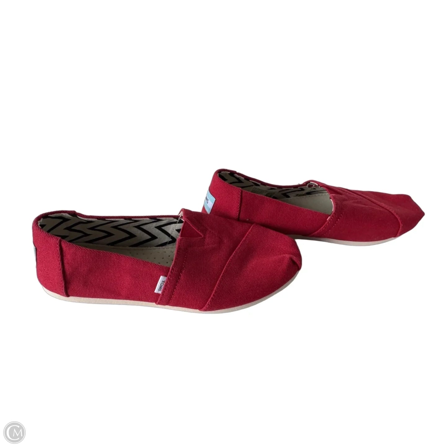 Shoes Flats By Toms In Red, Size: 6
