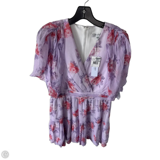 Dress Party Short By Cmb In Purple & Red, Size: M