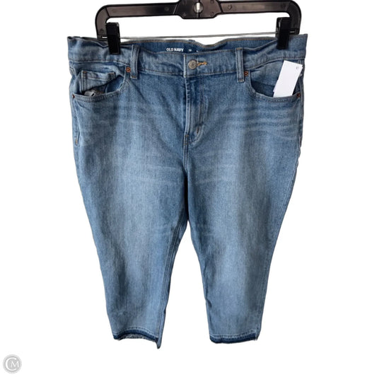Jeans Boyfriend By Old Navy In Blue Denim, Size: 10