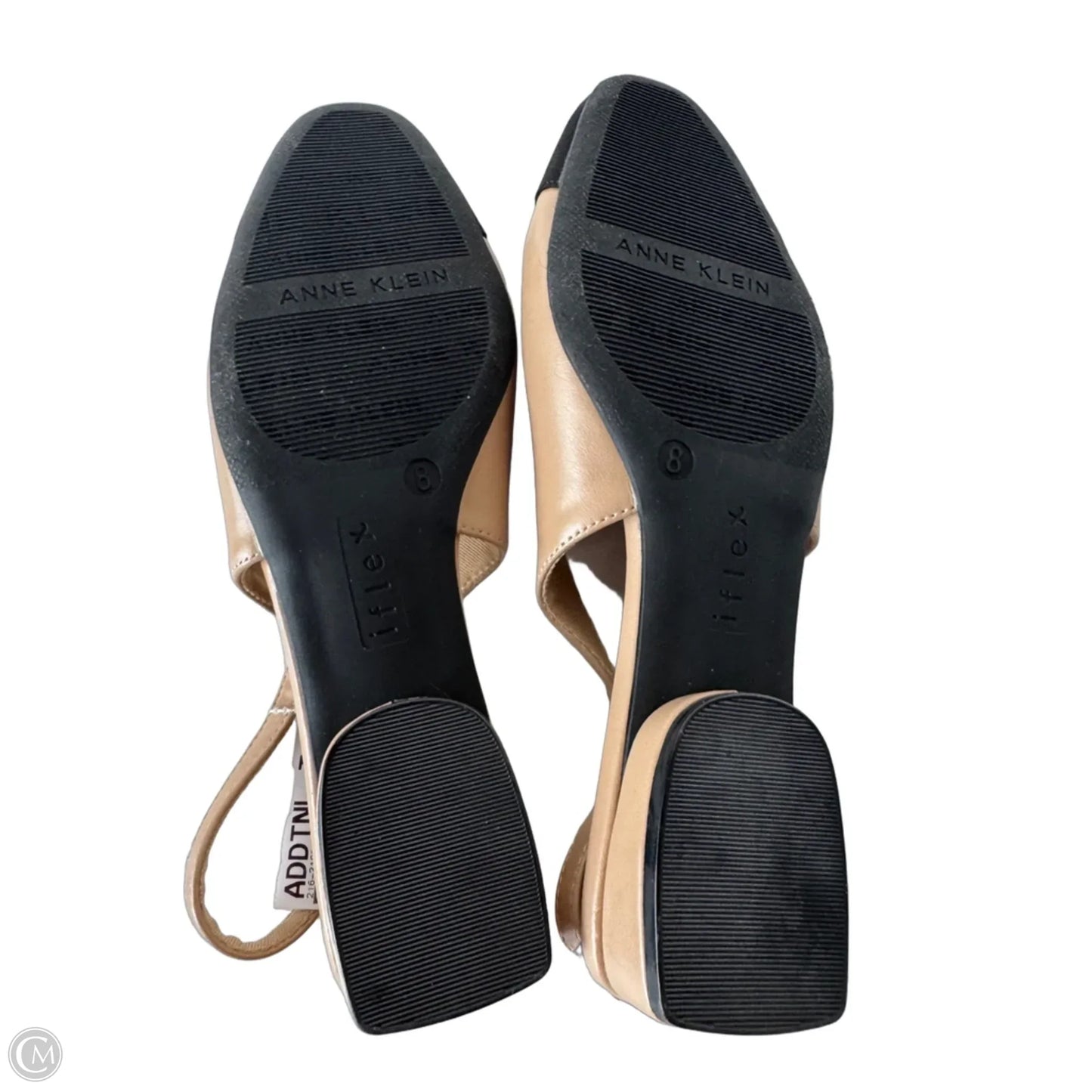 Shoes Heels Block By Anne Klein In Black & Tan, Size: 8