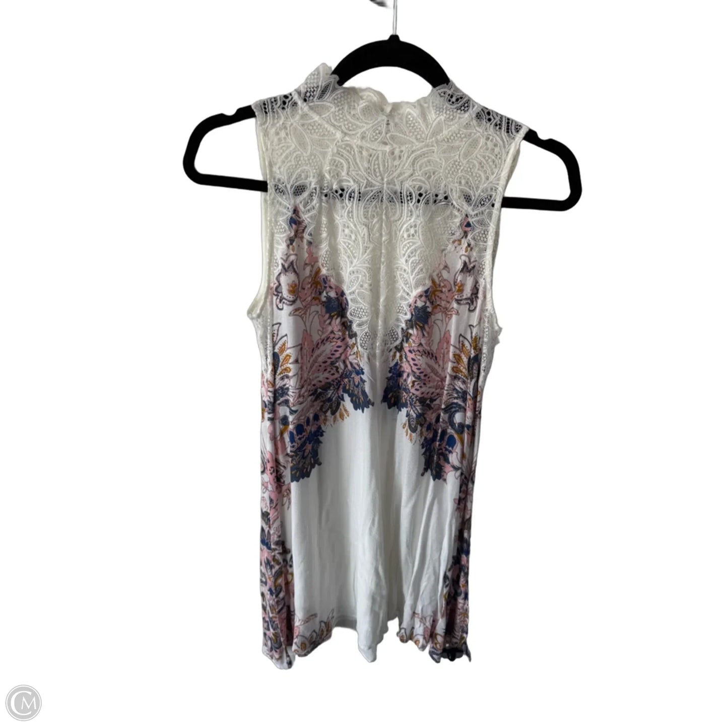 Tunic Sleeveless By Free People In Pink & White, Size: Xs