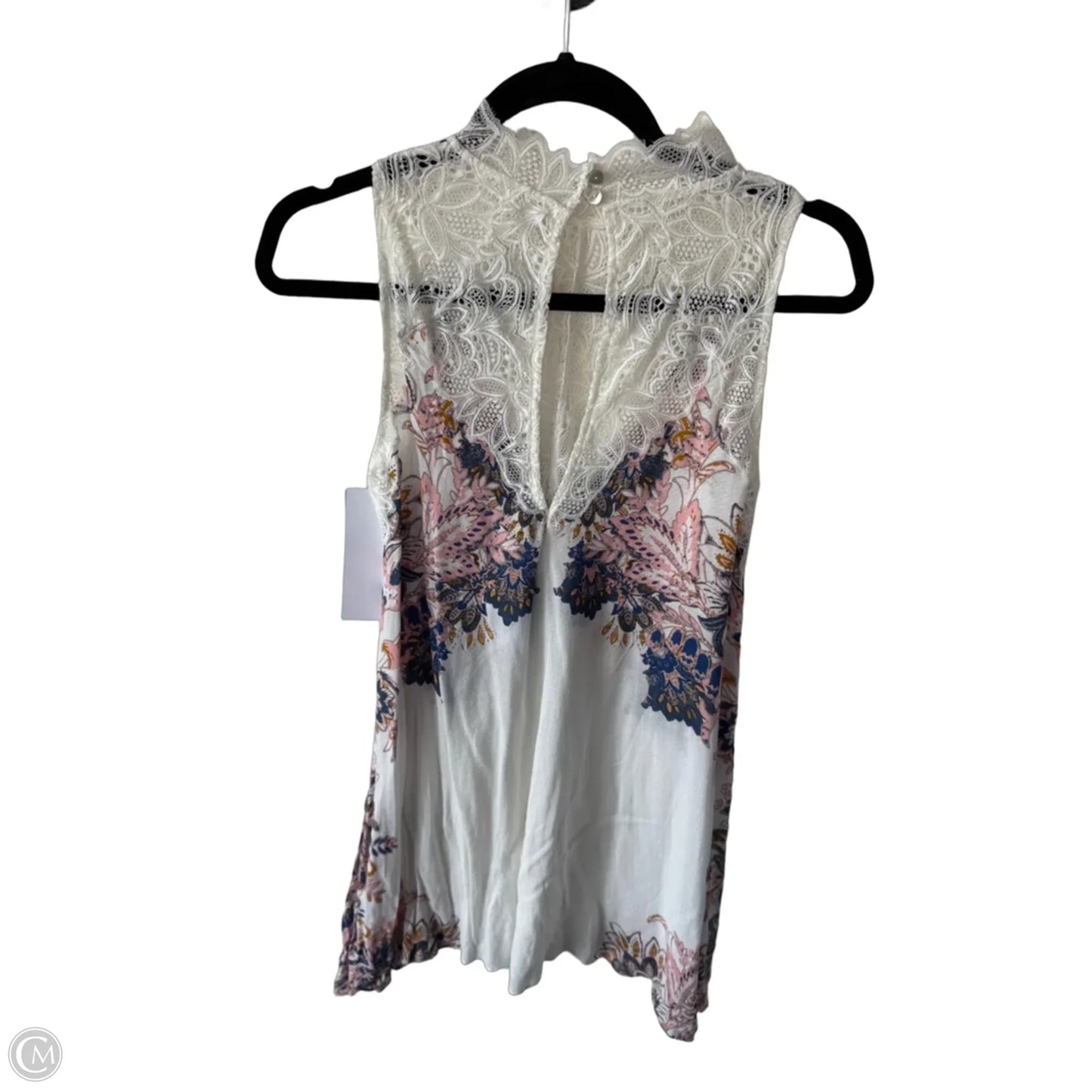 Tunic Sleeveless By Free People In Pink & White, Size: Xs